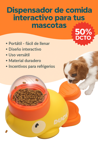 Dispensador De Comida Interactivo para Mascotas