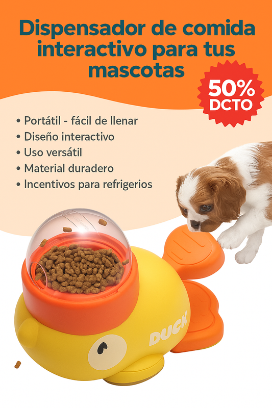 Dispensador De Comida Interactivo para Mascotas