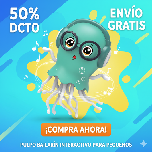Pulpo Bailarín Interactivo Para Pequeños